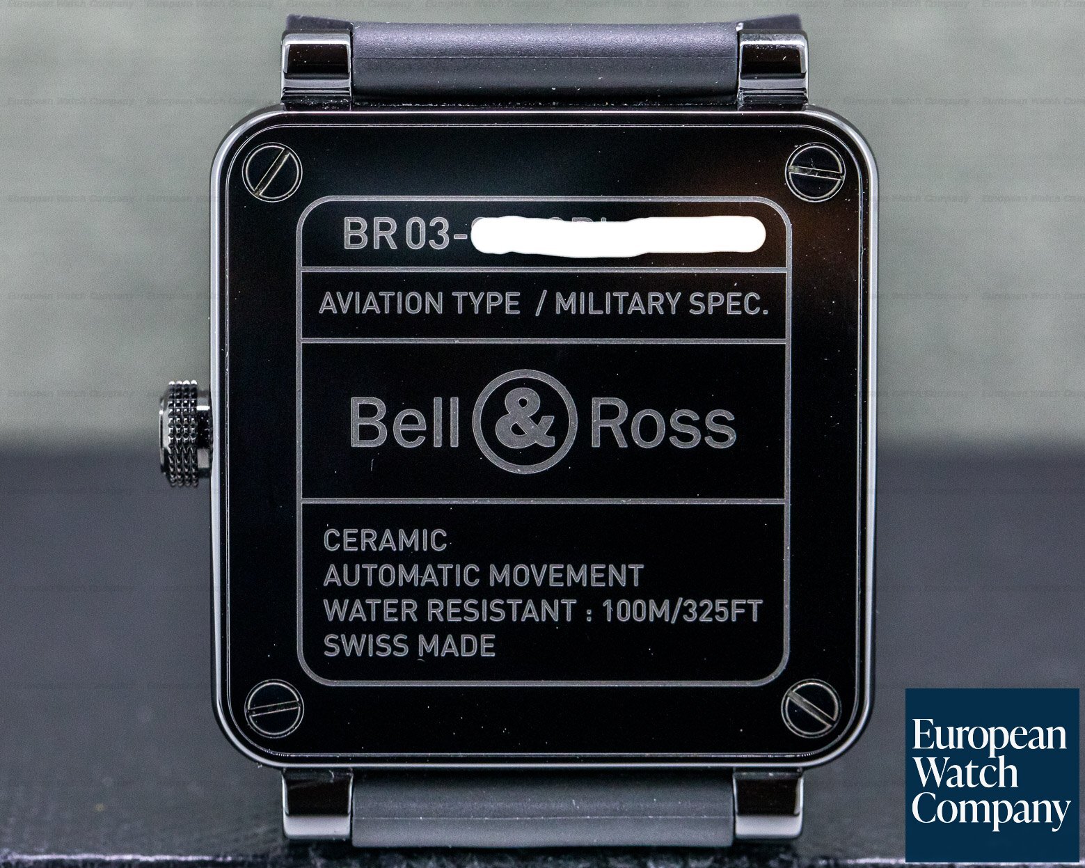 Bell & Ross BR 03-92 Black Dial Ceramic Ref. BR 03-92-S
