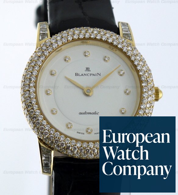 Blancpain 0096-5828 C2 55 Lady's Villeret Diamond Dial and Bezel