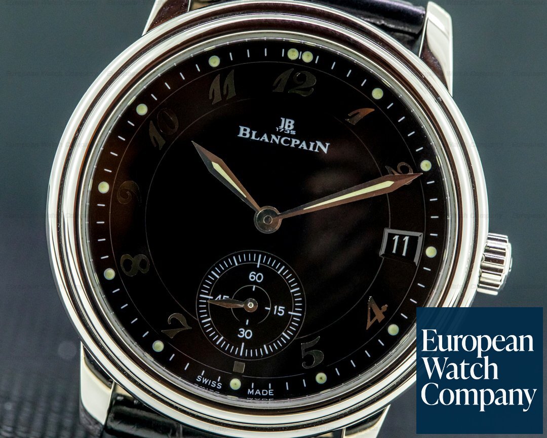 Blancpain Ultra Thin Automatic 100 Hour Black Arabic Dial NICE Ref. 1161-1130-55