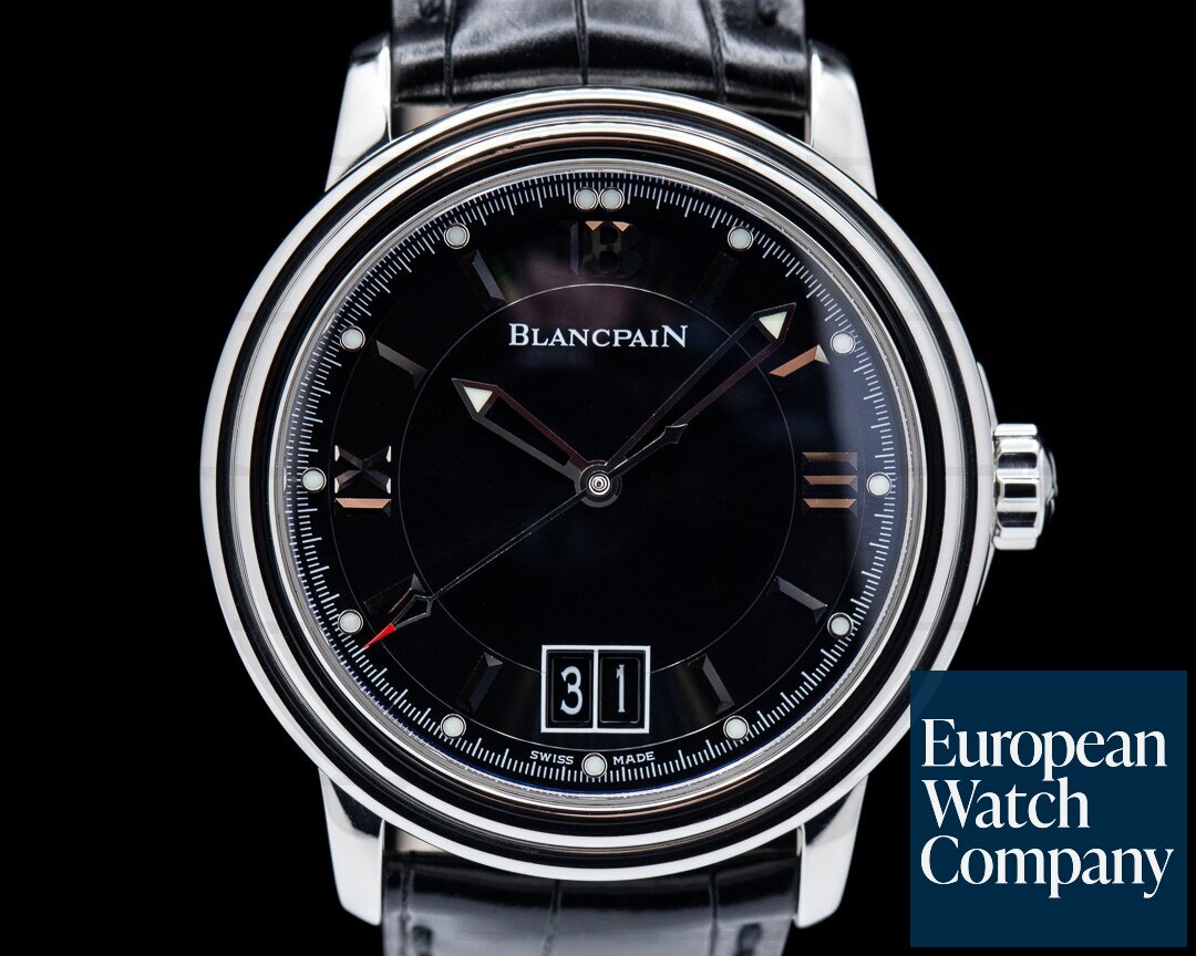Blancpain 2150-1130-53 Leman Ultra Slim Big Date Automatic