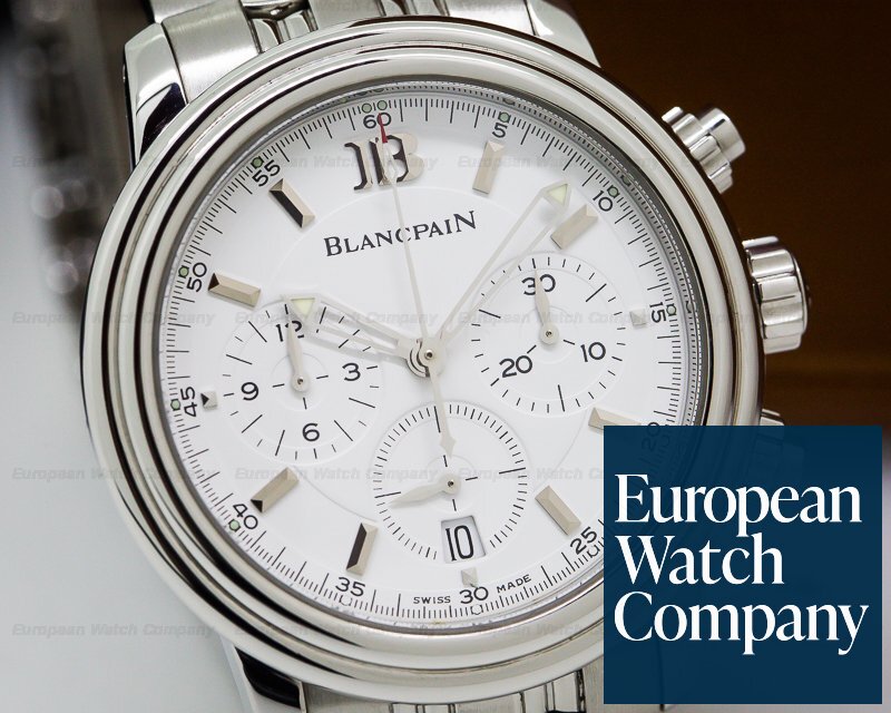 Blancpain Leman Chronograph Silver Dial SS / SS Ref. 2185-1127-11