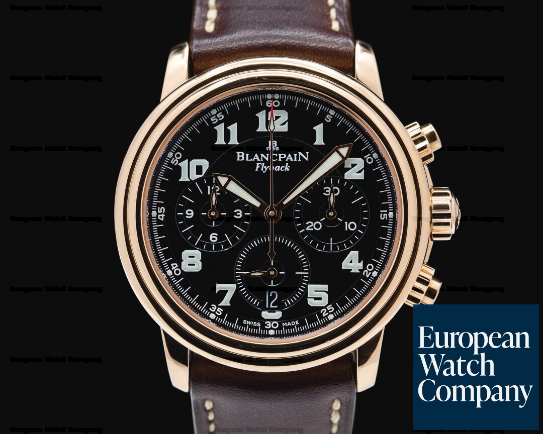 Blancpain 2185F-3630-55 Flyback Chronograph Limited Edition 18K Rose Gold 38mm