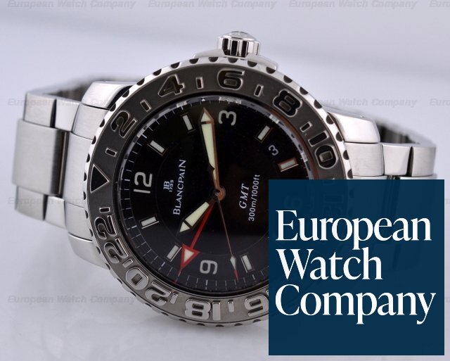 Blancpain Fifty Fathoms Air Command GMT SS/SS Black Dial 40MM Ref. 2250-1130-71
