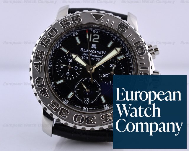 Blancpain Air Command Flyback Chronograph SS Ref. 2285F-1130-64B