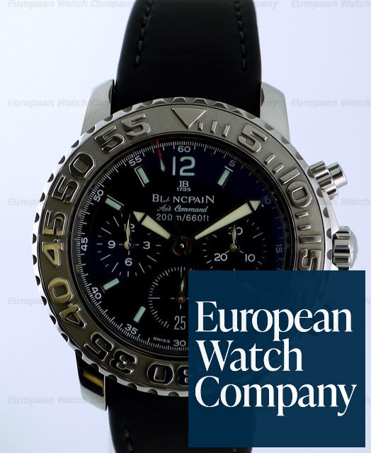 Blancpain Air Command Flyback Rubber Ref. 2285F-1130-64B
