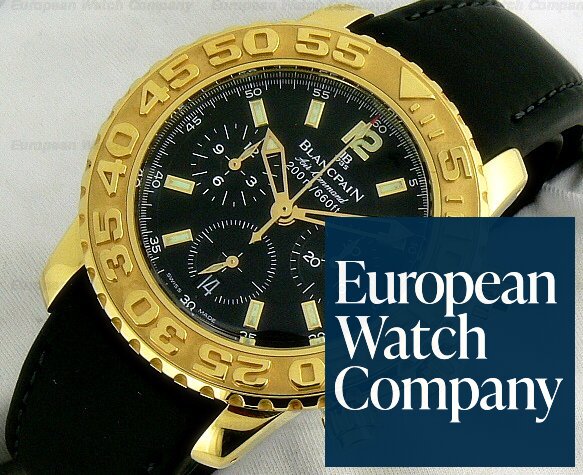 Blancpain Air Command Yellow Gold Black Dial Ref. 2285F-1430