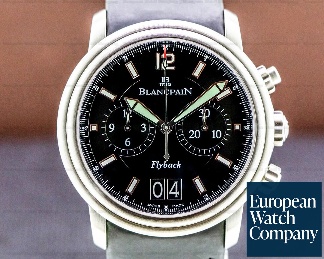 Blancpain Flyback Chronograph Big Date SS Black Dial Ref. 2885F-1130-53B