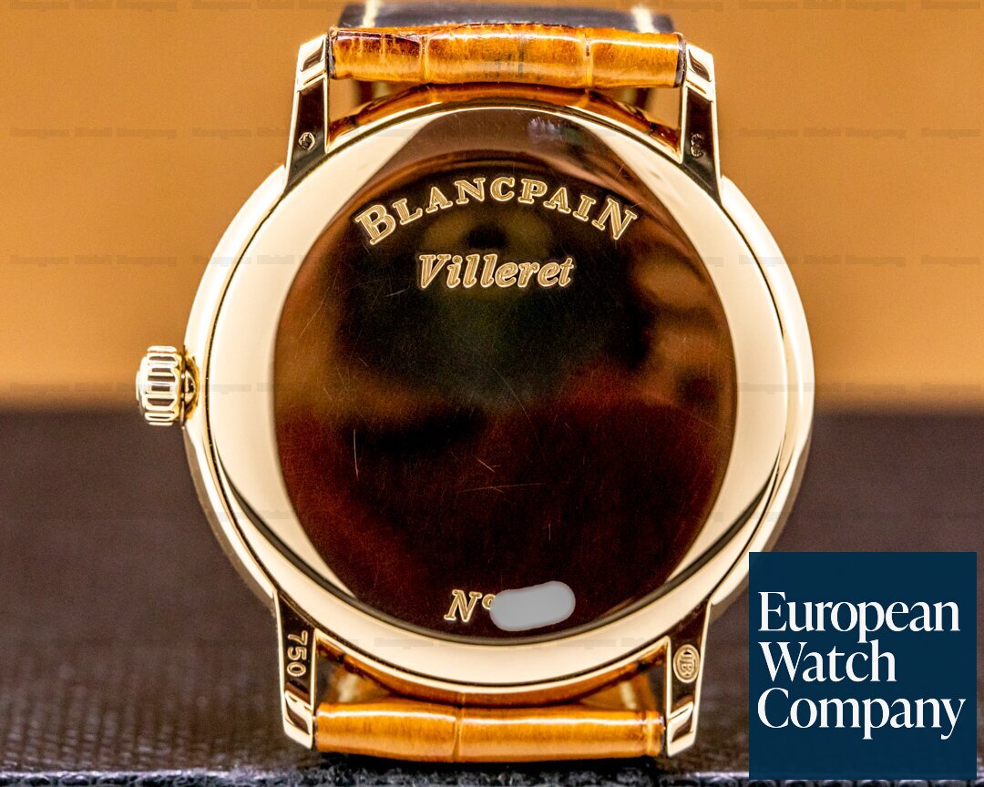 Blancpain Villeret Retrograde Seconds 18K Rose Gold Ref. 4063-3642-55