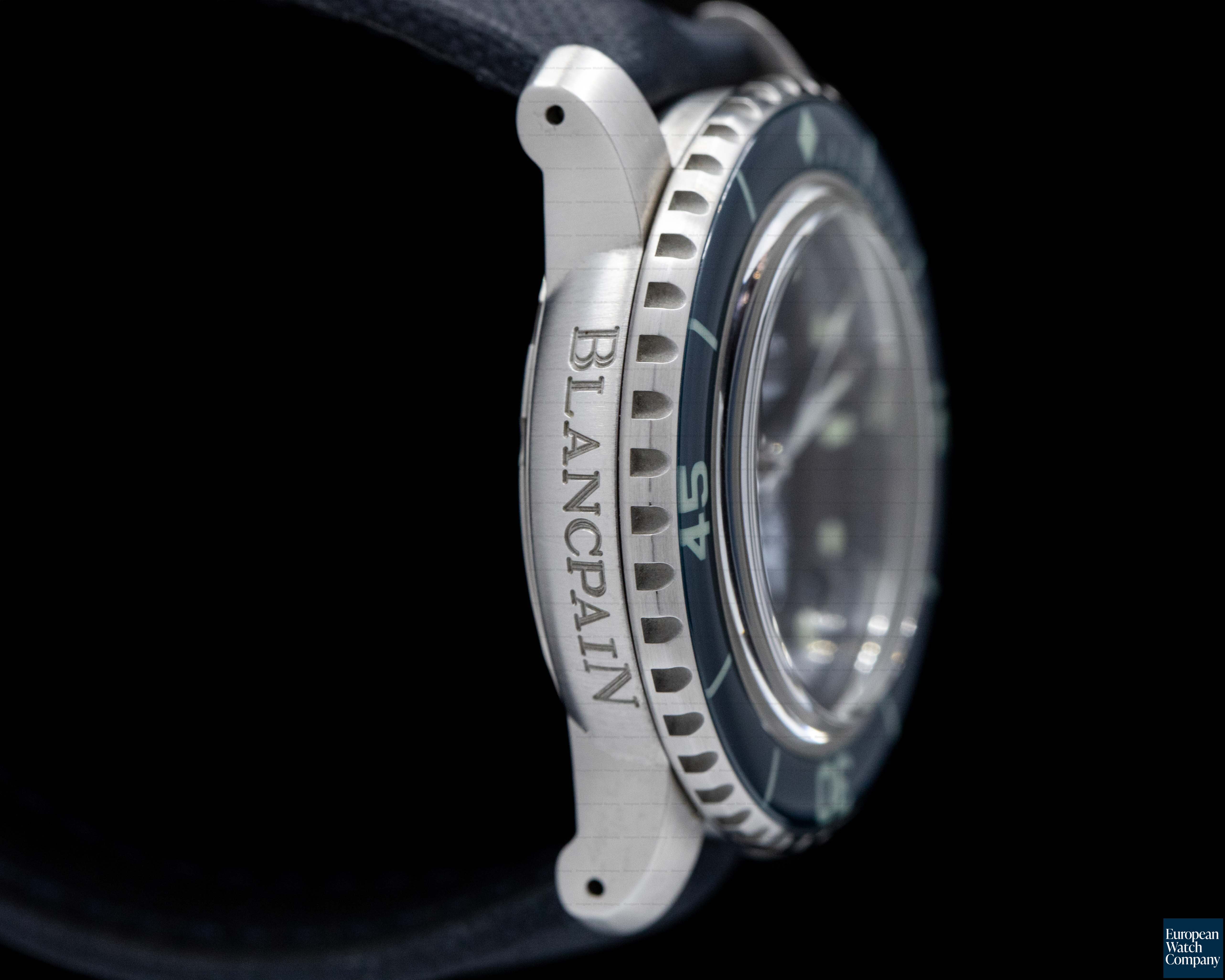 Blancpain Fifty Fathoms Ocean Commitment III Limited Edition Blue Dial Ref. 5008-11B40-52A