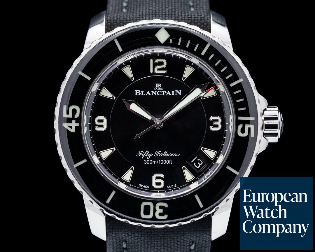 Blancpain 5015-1130-52A Fifty Fathoms Automatic SS / Kevlar