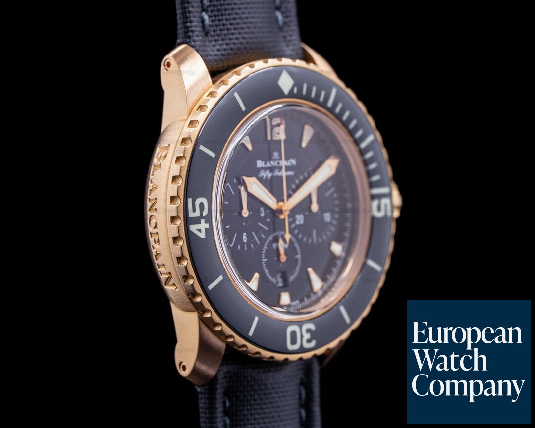 Blancpain Fifty Fathoms Chronograph 18K Rose Gold Ref. 5085F-3630-52