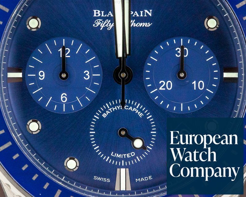 Blancpain Fifty Fathoms Bathyscaphe Chronograph Ocean Commitment I Ref. 5200-0240-B52A