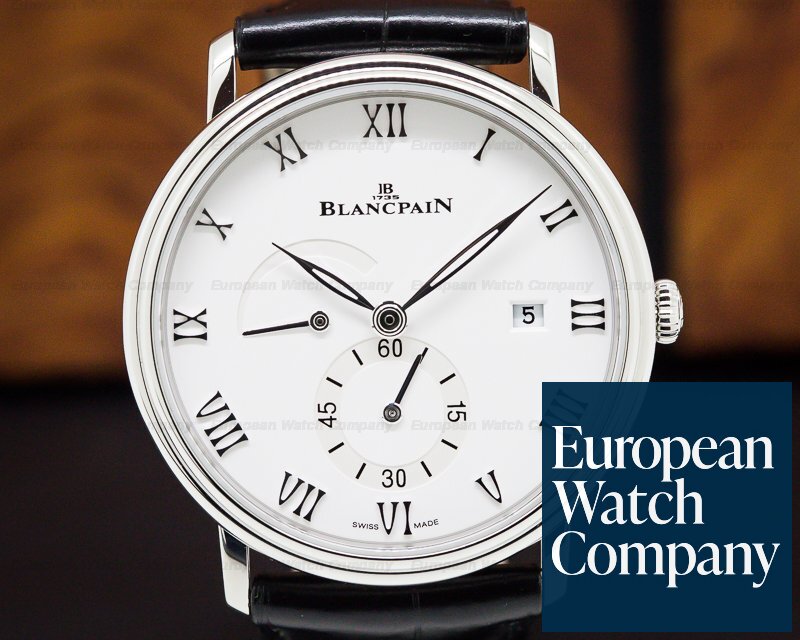 Blancpain Villeret Small Seconds Date & Power Reserve SS Manual Wind 40MM Ref. 6606A-1127-55B