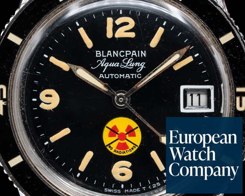 Blancpain Vintage Fifty Fathoms Aqualung NO RADIATION Circa 1966 36MM Ref. Fifty Fathoms Aqualung N