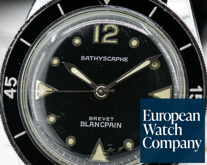 Blancpain Vintage Aqualung Bathyscaphe Circa 1960 Ref. MC4