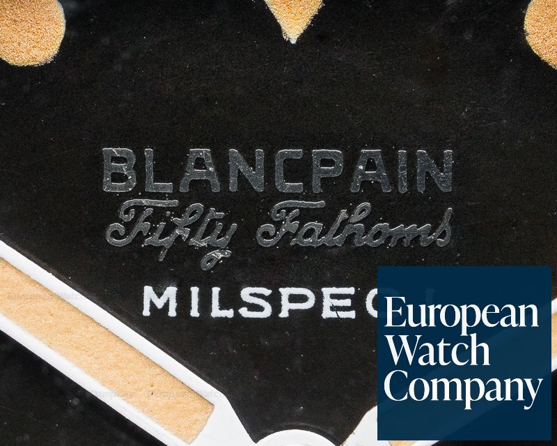 Blancpain Fifty Fathoms Milspec 1 Radium Double Swiss Circa 1963 GLOSS Ref. Milspec 1