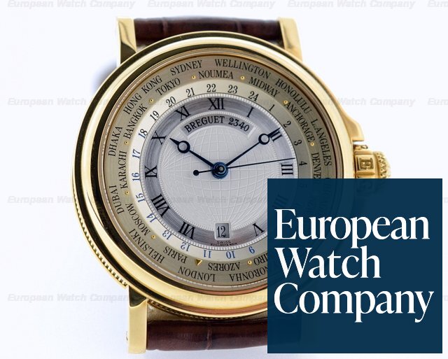 Breguet Marine Hora Mundi 24 World Time Zones 3700 BA Gold Watch | World's  Best