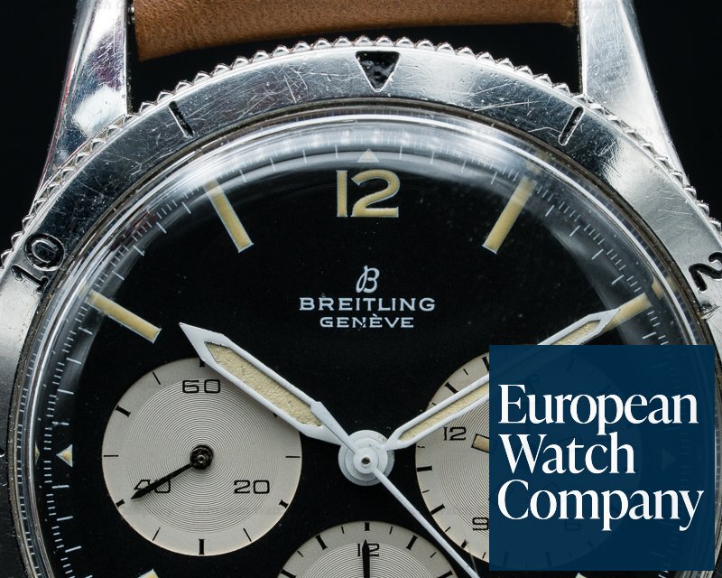 Breitling Vintage Breitling AVI Pilot Watch SS RARE Ref. 765 AVI