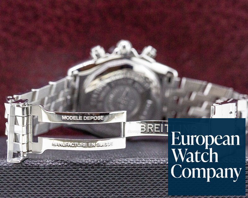 Breitling Chronomat Evolution Chronograph SS Anthracite Dial Ref. A13356
