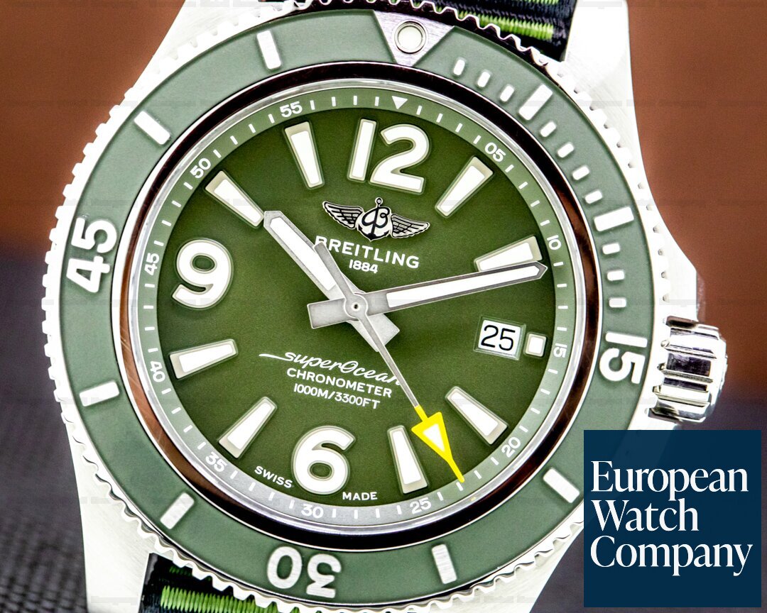 Breitling SuperOcean 44 OUTERKNOWN SS / Green Ref. A17367