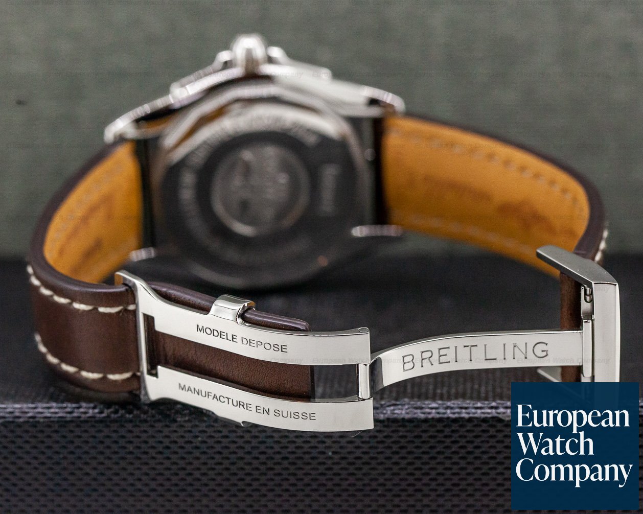 Breitling Galactic 44 Day Date SS / Leather Ref. A45320B9/G797