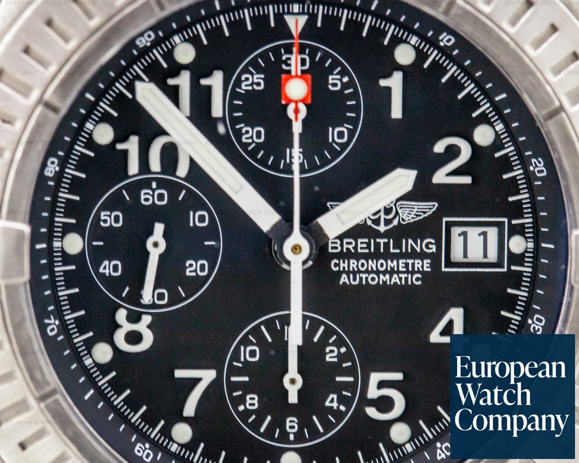 Breitling Aeromarine Chronograph Avenger Black Dial / Titanium Ref. E13360