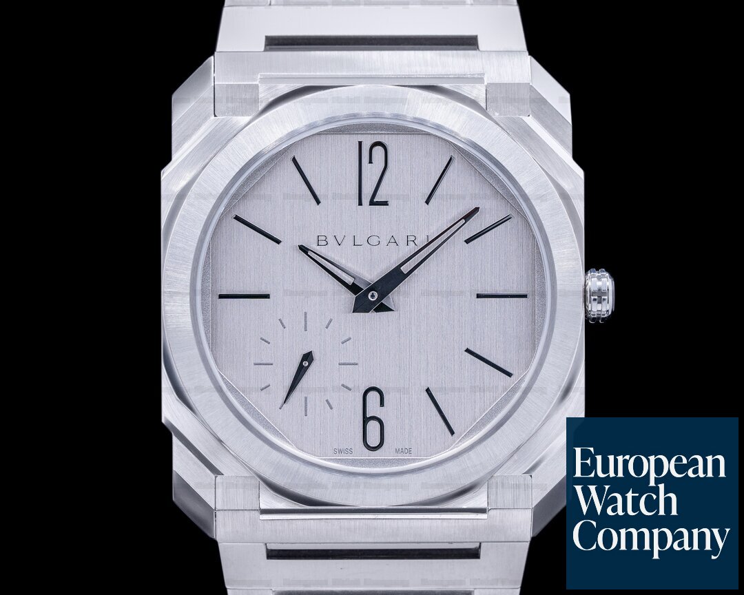 Bulgari Octo Finissimo Extra Thin SS Silver Dial 40MM Ref. 103464