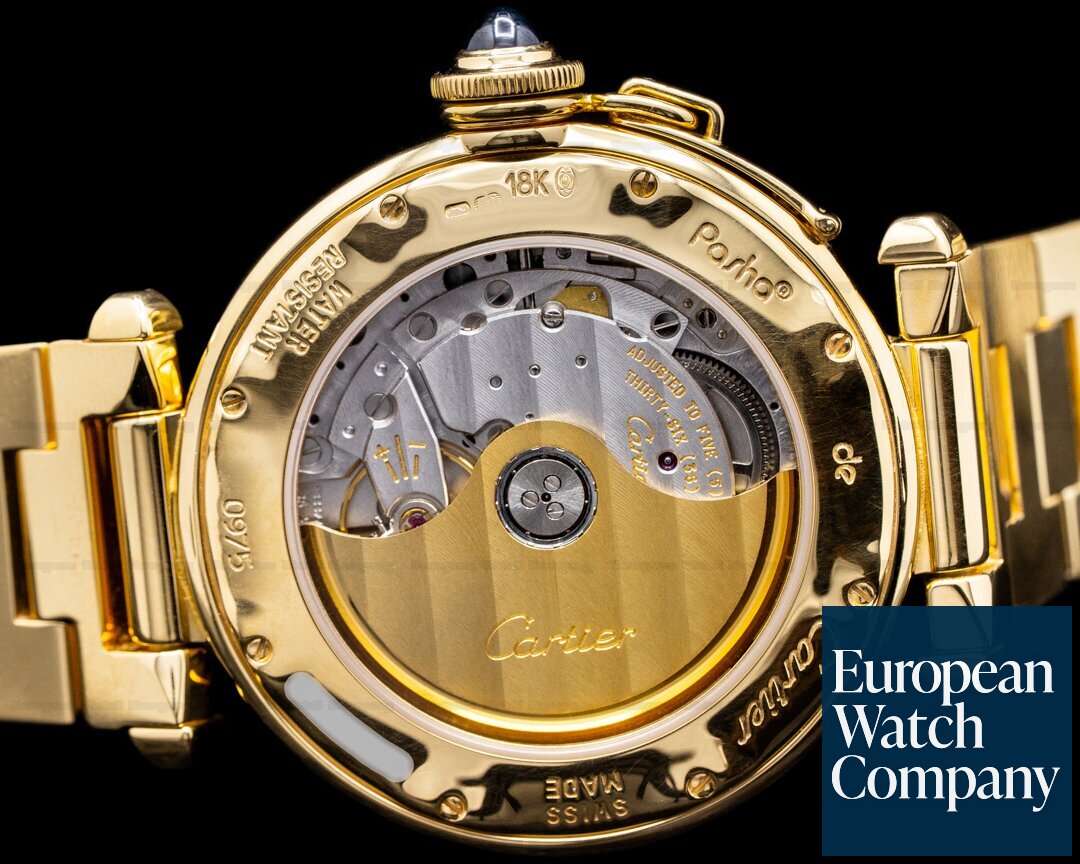 Cartier Pasha Perpetual Moonphase Automatic 18k RARE FULL SET Ref. 2113
