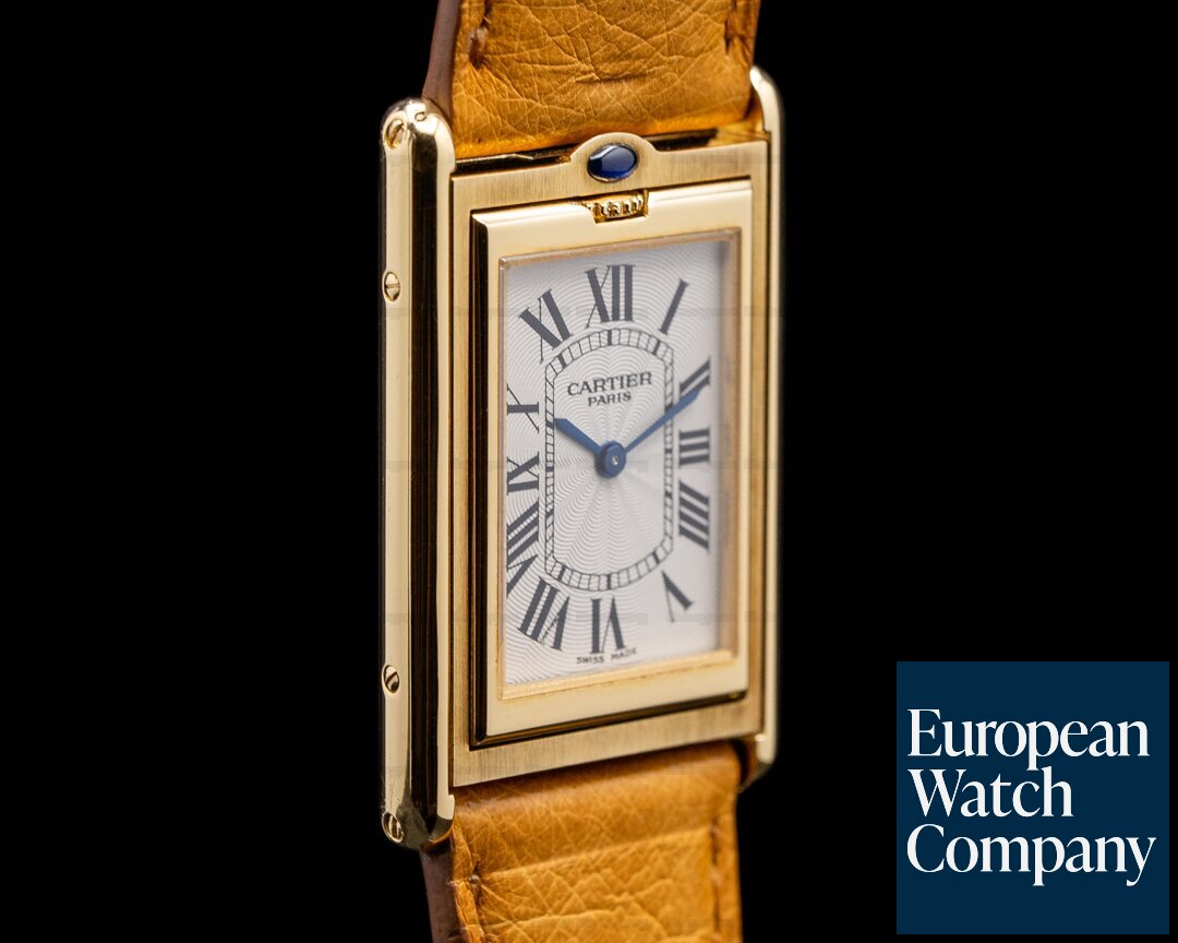 Cartier Privee Collection Tank Basculante 18K Yellow Gold/Deployant LIMITED Ref. 2391