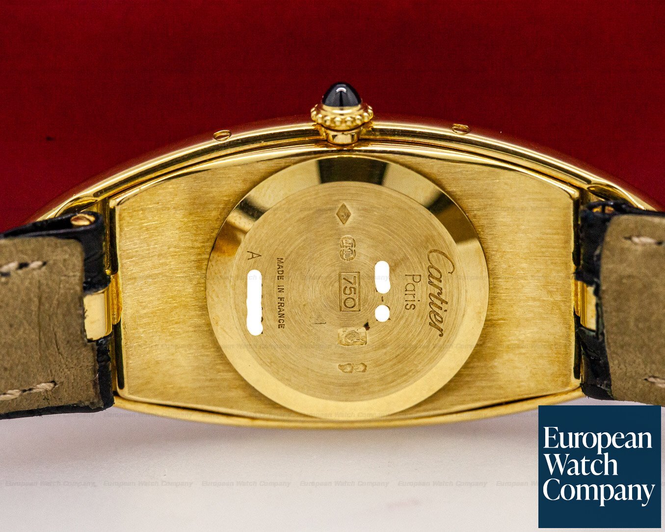 Cartier Baignoire Allongee Privee Collection 18K Yellow Gold RARE Ref. W1507451