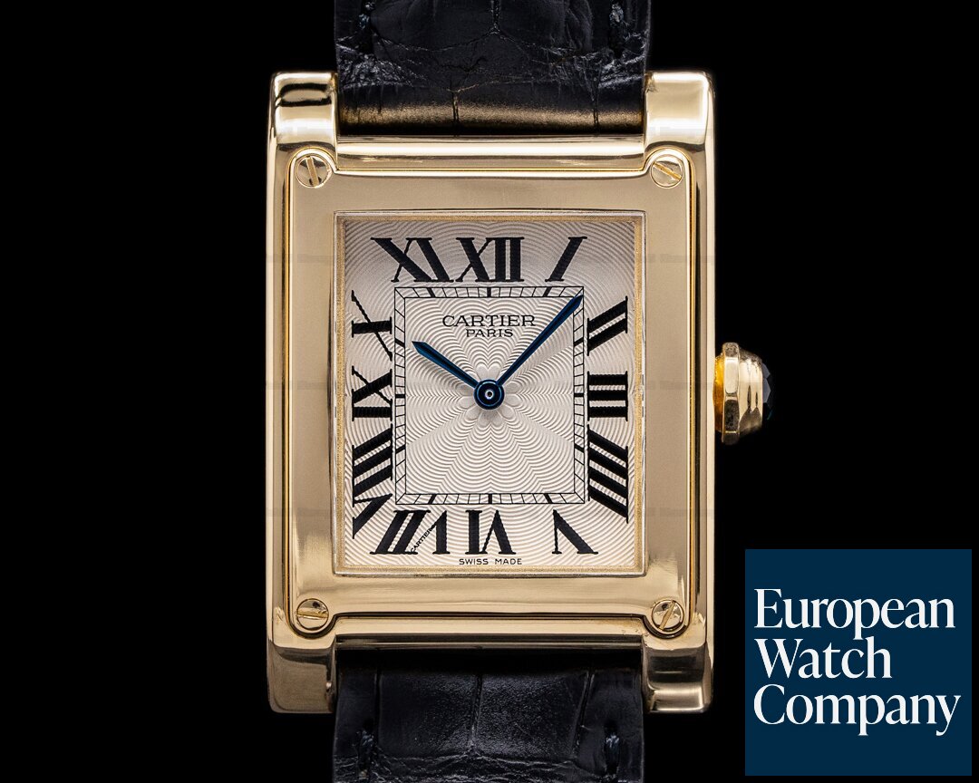 Cartier Tank a Vis Privee Collection 18K Yellow Gold W1529451 Ref. W1529451