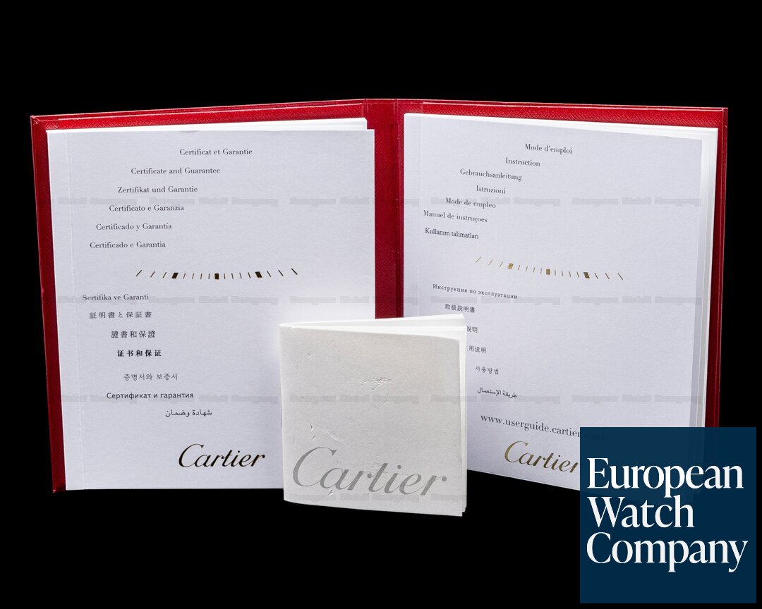 Cartier Privee Collection Tank a Vis CPCP W1539951 Platinum RARE Ref. W1539951P