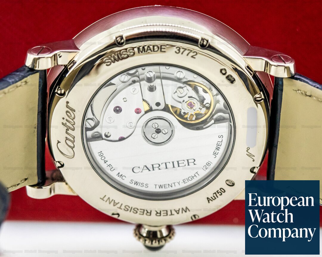 Cartier Rotonde Second Time Zone Day Night White Gold Limited to 200 Examples Ref. W1556241