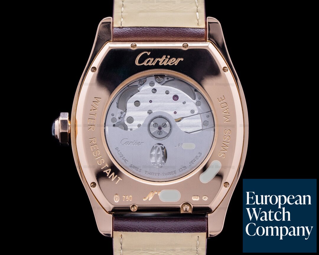 Cartier Tortue XL Perpetual Calendar W1580003 18K Rose Gold Ref. W1580003