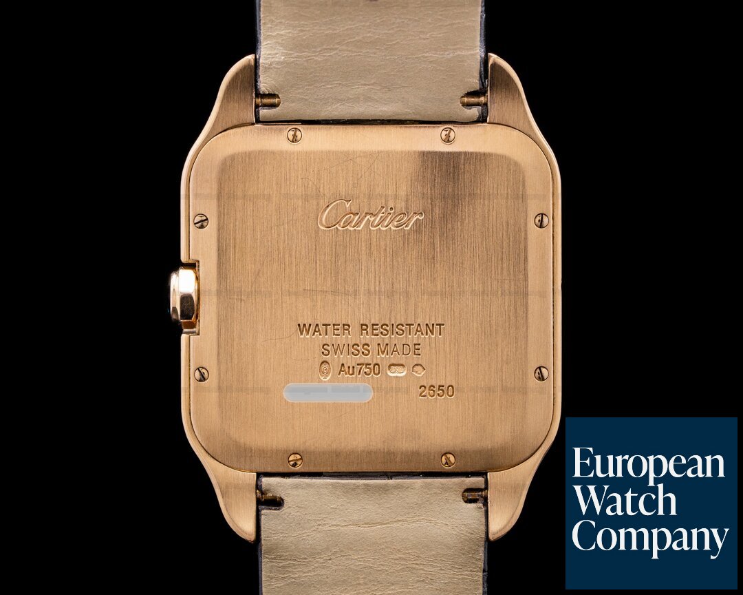 Cartier Santos Dumont Rose Gold Manual Wind Ref. W2006951