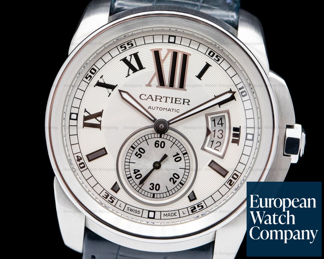 Cartier Calibre de Cartier Automatic Silver Dial SS Ref. W7100037