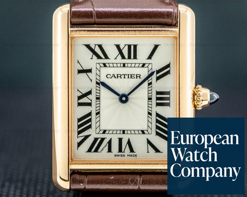 Cartier Rose Gold Tank Louis Cartier Watch 25.5mm