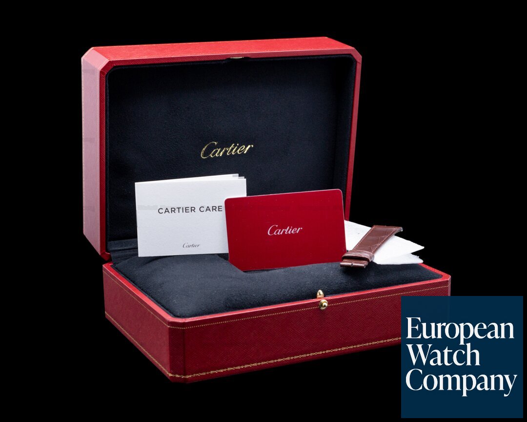 Cartier Tank Louis Asymetrique Skeleton Rose Gold Mens Watch WHTA0011 Box  Card
