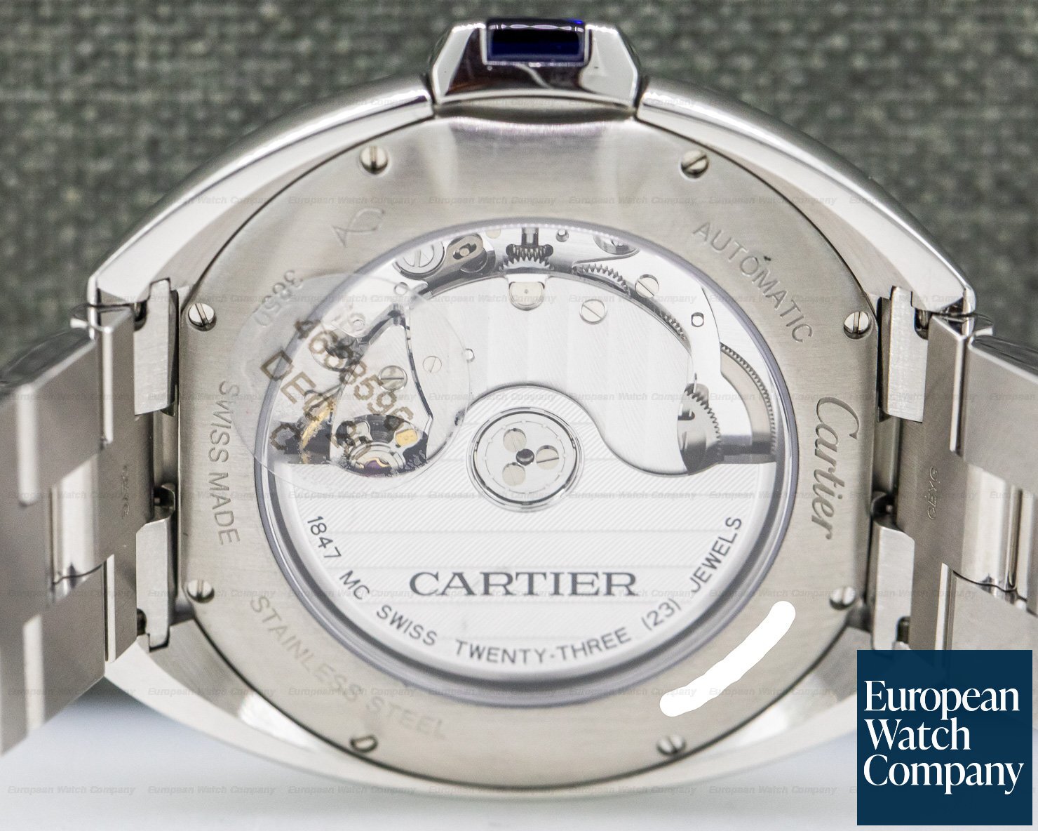 Cartier Cle De Cartier SS Automatic Silver Dial Ref. WSCL0007