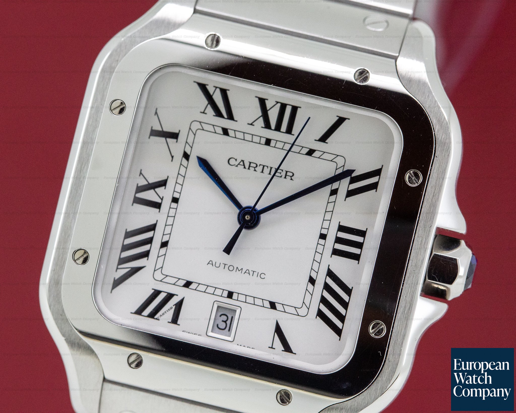 Cartier Santos Large SS / SS Automatic NEW MODEL Ref. WSSA0009