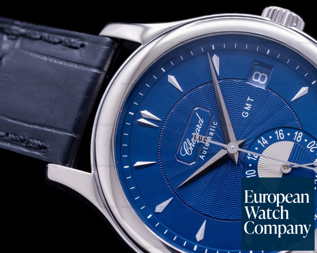 L.U.C. Chopard GMT 16/1867 Limited Edition White Gold Blue Dial, Auctions