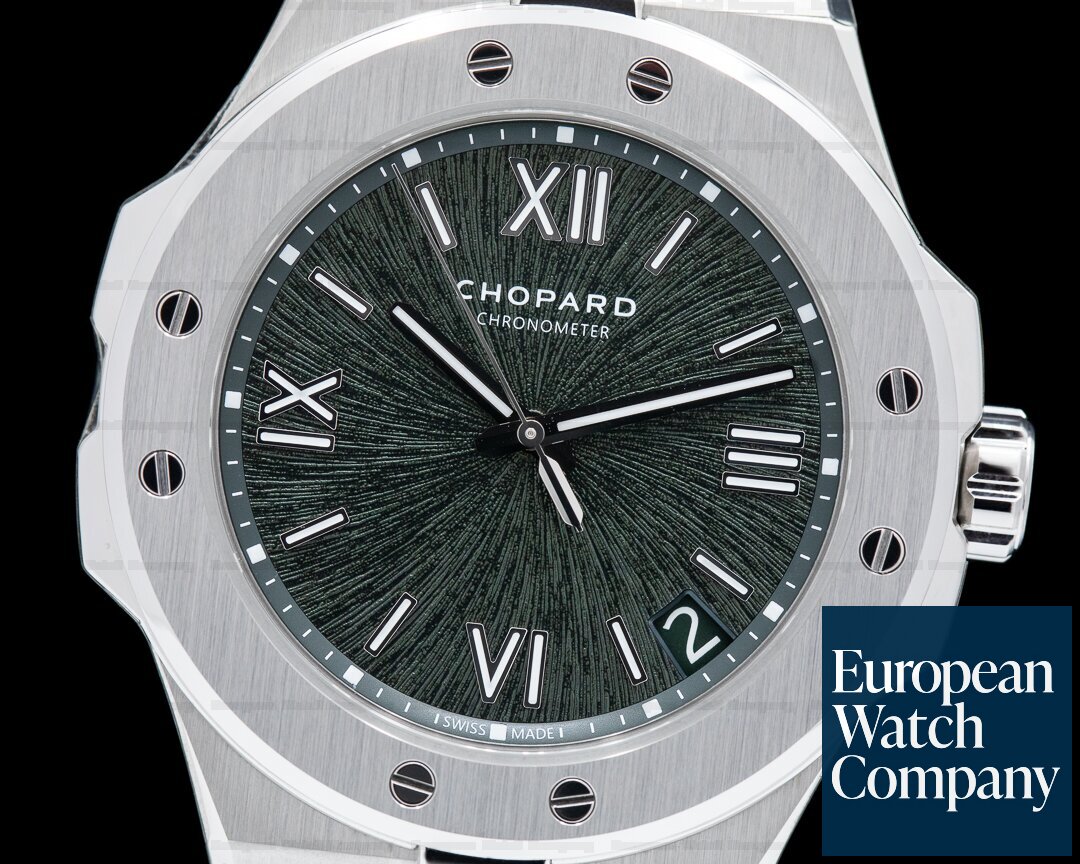 Chopard Alpine Eagle Green Dial 2022 41mm SS Automatic Ref. 298600-3014