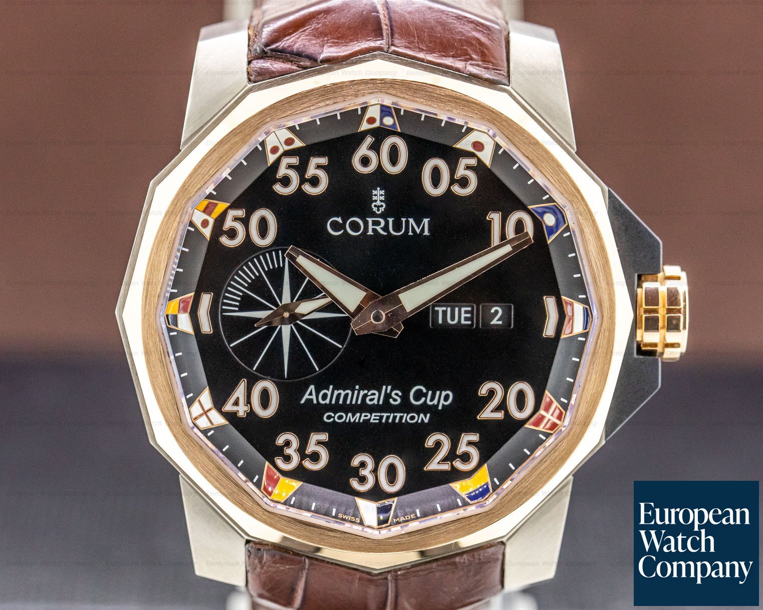 Corum Admirals Cup Competition 48 Titanium/18k Rose Gold Ref. 947.931.05 