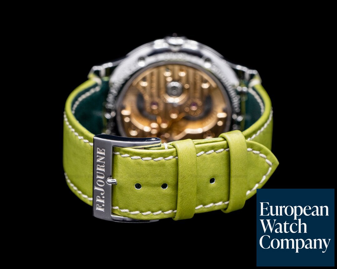 F. P. Journe Chronometre Souverain DUBAI Limited Edition Platinum GREEN UNWORN Ref. CSD Dubai