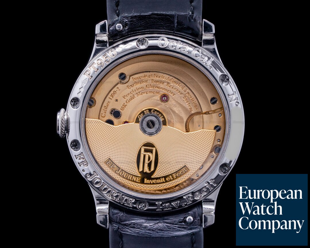 F. P. Journe Octa Calendrier Black Mother of Pearl 38MM VERY RARE LIMITED Ref. Calendrier