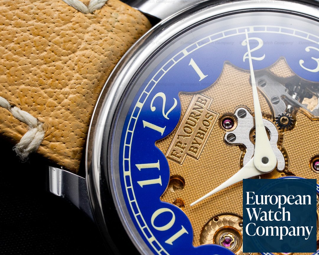 F. P. Journe Chronometre Bleu BYBLOS Limited Edition RARE FULL SET Ref. Chronometre Bleu Byblos