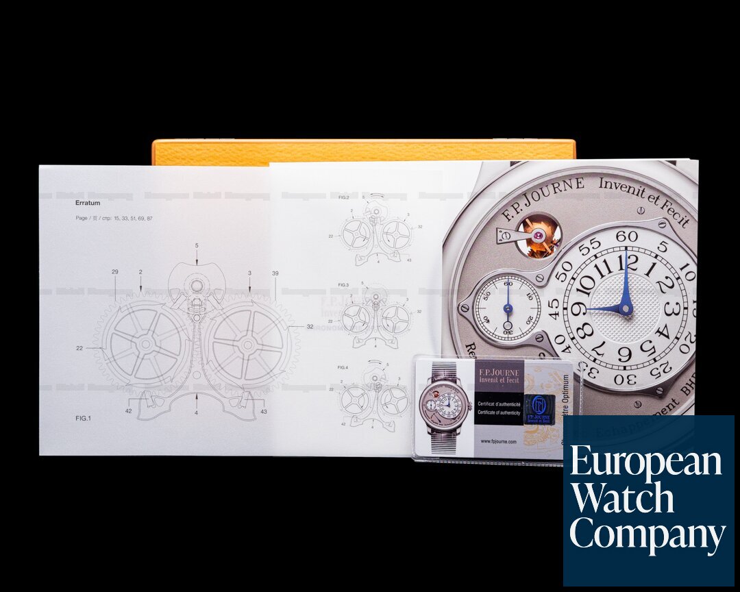 F. P. Journe Chronometre Optimum 18k Rose Gold / BOUTIQUE EDITION 40MM Ref. Chronometre Optimum Bout