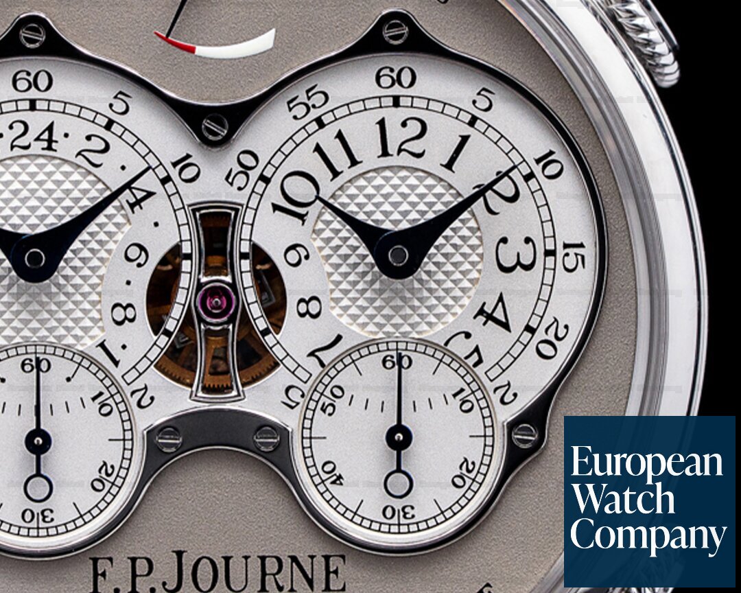 F. P. Journe Chronometre Resonance Platinum Silver Dial 40MM NEW MODEL UNWORN Ref. Chronometre Resonance