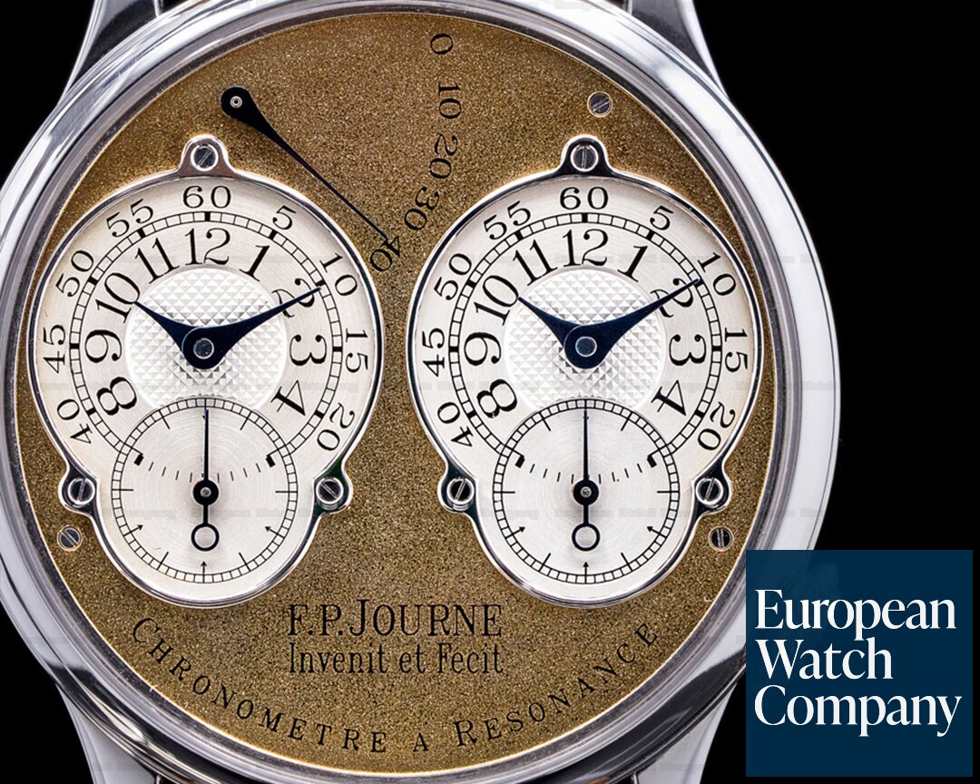F. P. Journe Chronometre Resonance Platinum PRE-SOUSCRIPTION Circa 2000 AMAZING Ref. Souscription Resonance 