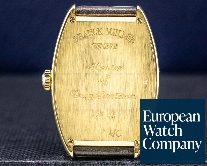 Franck Muller Master Calendar 18k Yellow Gold / Leather Ref. 2852MC